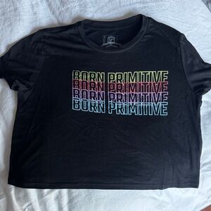 Born Primitive Black Crop Tee